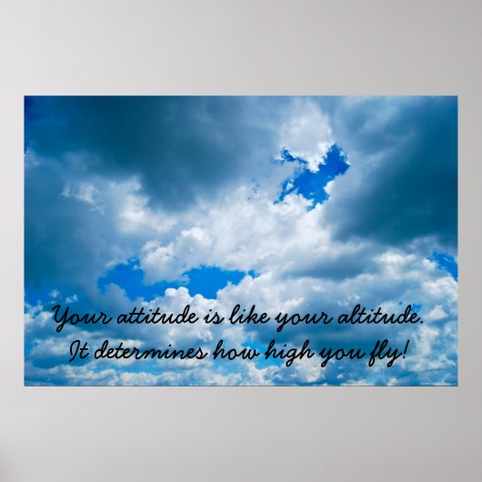 Poster L'attitude est tout (Devant)