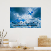 Poster L'attitude est tout (Cuisine)