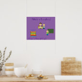 Poster L'attitude est tout l'affiche (Cuisine)