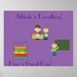 Poster L'attitude est tout l'affiche