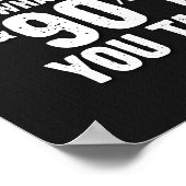 Poster L'attitude est tout - Noir (Coin)