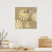 Poster L'attitude est un choix (Cuisine)