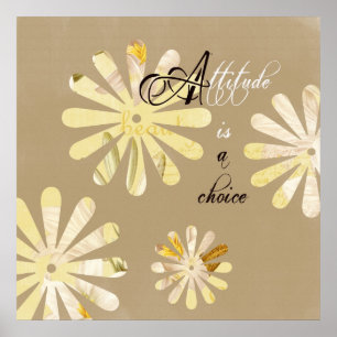 Poster L'attitude est un choix