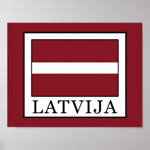 Poster Latvija