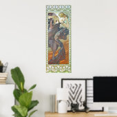 Poster L'aube du matin (Bureau à domicile)