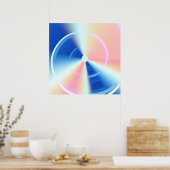 Poster L'aube du matin, hypnotique psychédélique (Cuisine)