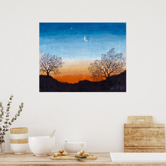 Poster L'aube du réveil : (Cuisine)