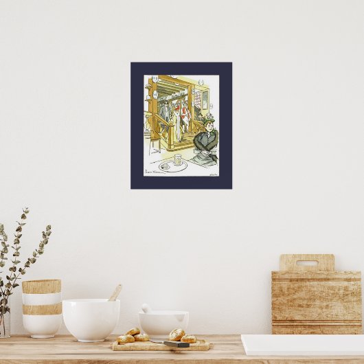 Poster L'Auberge des Adrets ~P. Vidal ~*Modifier la coule (Cuisine)