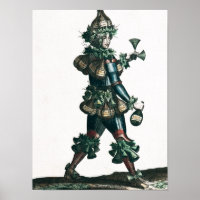 L'aubergiste, conception allégorique de costume
