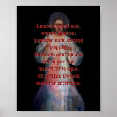 Poster Laudáte Dominum Médium d'impression (Devant)