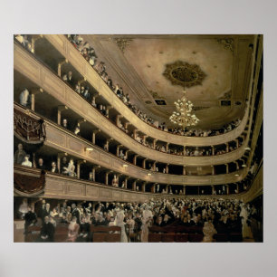 Poster L'Auditorium du Théâtre du Vieux Château, 1888