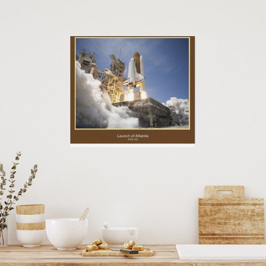 Poster Launch of Atlantis STS-132 (Cuisine)