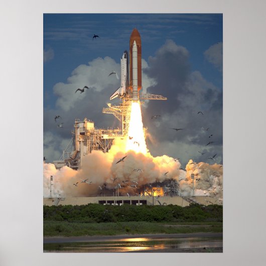 Poster Launch of Space Shuttle Endeavour (STS-57) (Devant)