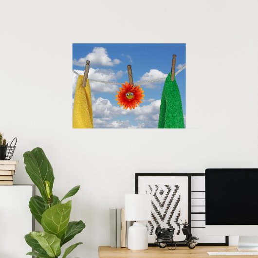 Poster Laundry Day (Bureau à domicile)