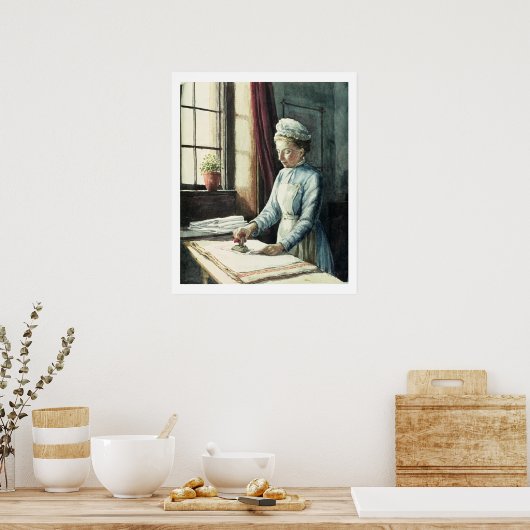 Poster Laundry Maid, c.1880 (Cuisine)