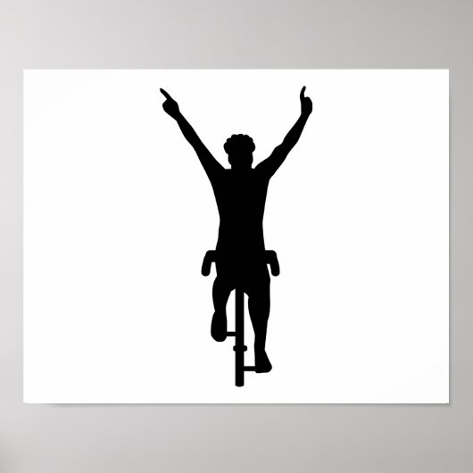 Poster Lauréat cycliste (Devant)