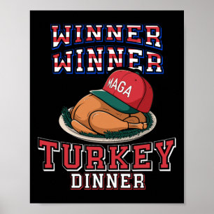 Poster Lauréat Dîner Turquie Trump Thanksgiving Hum