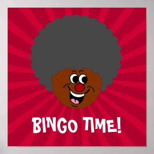 Poster Lauréat du prix de nuit du Bingo du Centre des sen (Devant)