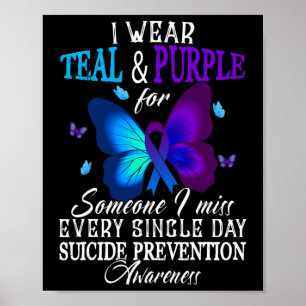 Poster Lauréats turquoises et violets de la prévention du