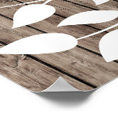 Poster Laurel - Alternative du livre d’or 50 signatures (Coin)