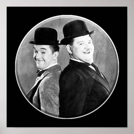 Poster LAUREL AND HARDY Stan Laurel et Oliver Hardy in t (Devant)