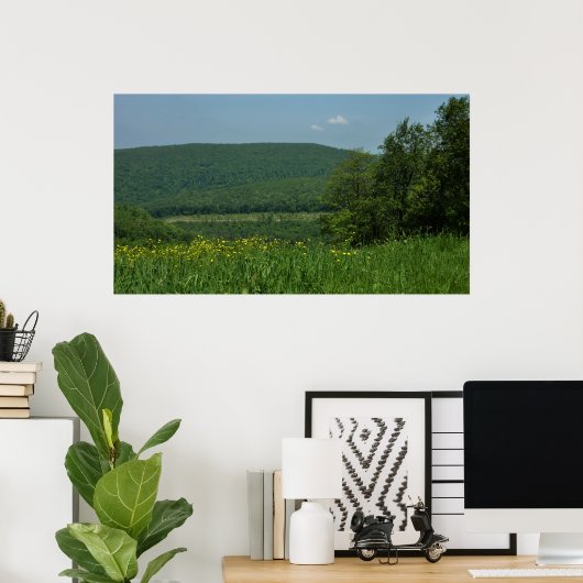 Poster Laurel Highlands Pennsylvania Summer Photography (Bureau à domicile)
