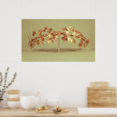Poster Laurel Wreath, Mycenae (Cuisine)