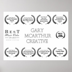 Poster Laurels commémoratifs