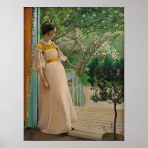 Poster Laurits Andersen Anneau dans la porte du jardin CC