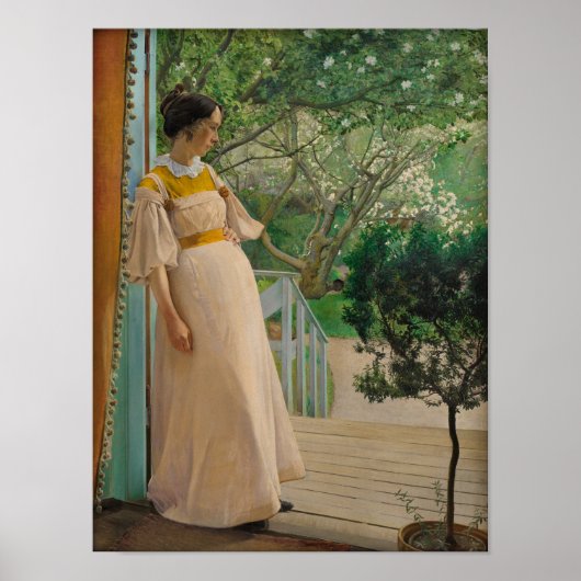 Poster Laurits Andersen Anneau dans la porte du jardin CC (Devant)