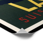 Poster Lausanne Suisse (Coin)