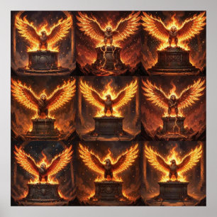 Poster L'autel de la flamme résiliente