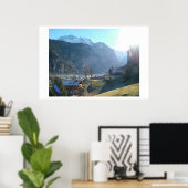 Poster Lauterbrunnen Fog (Bureau à domicile)