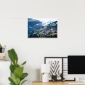 Poster Lauterbrunnen, Suisse (Bureau à domicile)