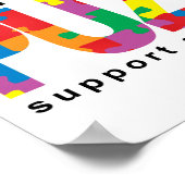 Poster L'autisme, c'est PUZZLE (Coin)