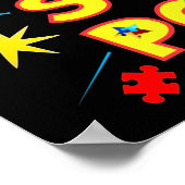 Poster L'autisme est ma super puissance (Coin)