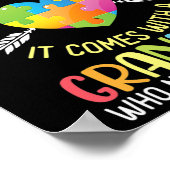 Poster L'autisme ne vient pas avec un manuel il vient ave (Coin)