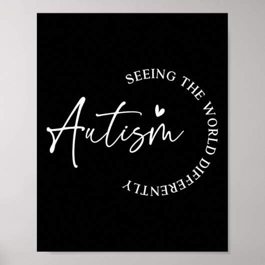 Poster L'Autisme Voit Le Monde Différemment L'Autisme (Devant)