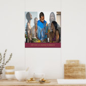 Poster L'Auto-Soins Est Un Voyage Vers La Radiance (Cuisine)