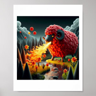 Poster L'autocollant La Vérité sur le Dragon Gallois