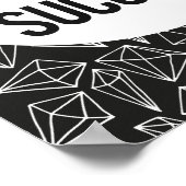 Poster L'autodiscipline engendre la détermination du succ (Coin)