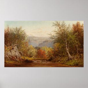 Poster L'automne dans les Catskills – Charles W. Knapp