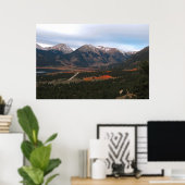 Poster L'automne dans les Rocheuses (Bureau à domicile)