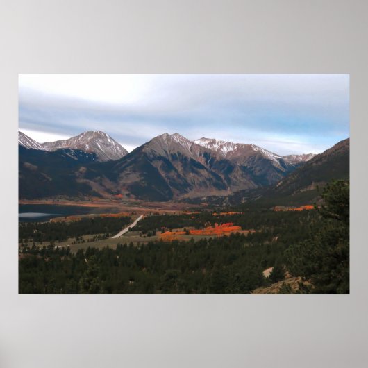 Poster L'automne dans les Rocheuses (Devant)