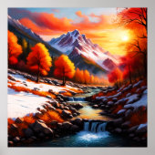 Poster L'automne devient hiver (Devant)