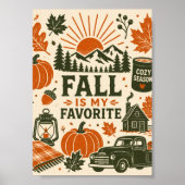 Poster L'automne est ma saison préférée (Devant)