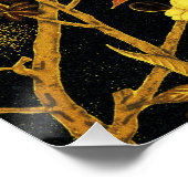 Poster L'automne japonais laisse l'art classique antique  (Coin)