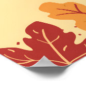 Poster L'Automne Nous Montre À Quel Point La Citation Est (Coin)