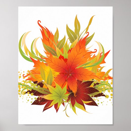 Poster L'automne part Thanksgiving (Devant)