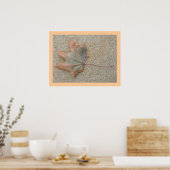 Poster L'automne sur le trottoir (Cuisine)